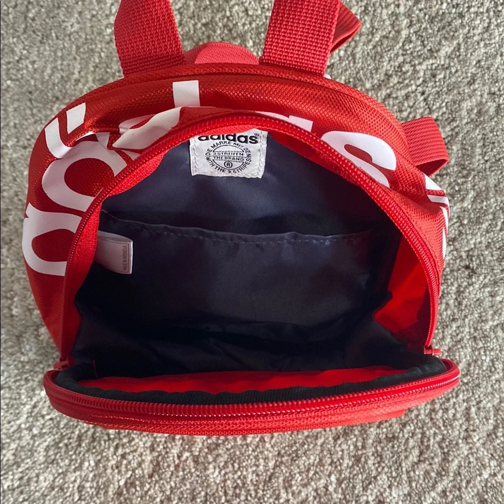 Adidas Red Mini Backpack Bold Sporty Accessory